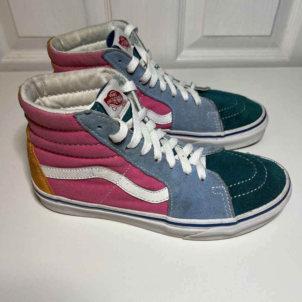 Vans Unisex SK8 Hi 500714 Multicolor‎ Shoes Sneakers Size Men 5.5 Women 7